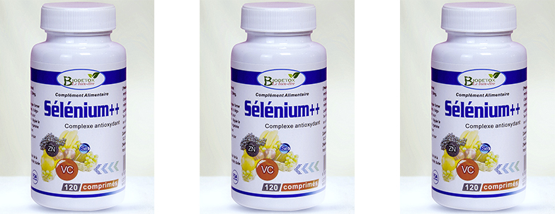Box of 120 tablets of selenium++ complex
