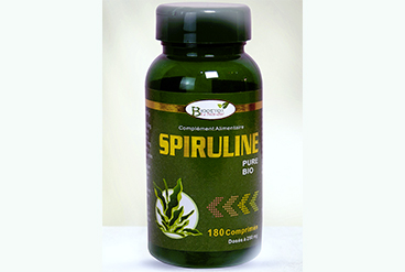 Spirulina bottle